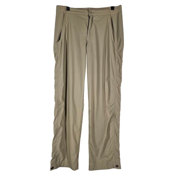 ROYAL ROBBINS WOMEN'S TAN WALKING/HIKING LIGHTWEIGHT STRETCH ROLL UP PANT SIZE 6 - Picture 1 of 14